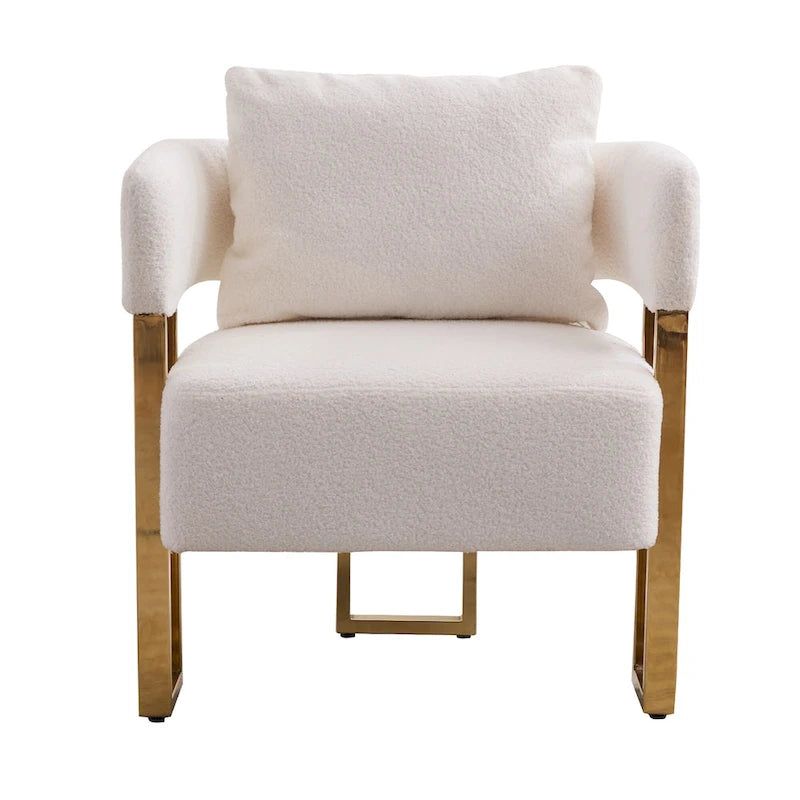Modern 24.4 Upholstered Accent Chair (Set of 2)