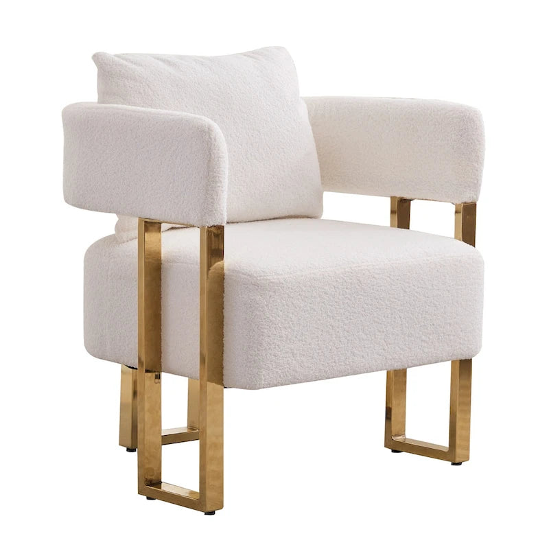 Modern 24.4 Upholstered Accent Chair (Set of 2)