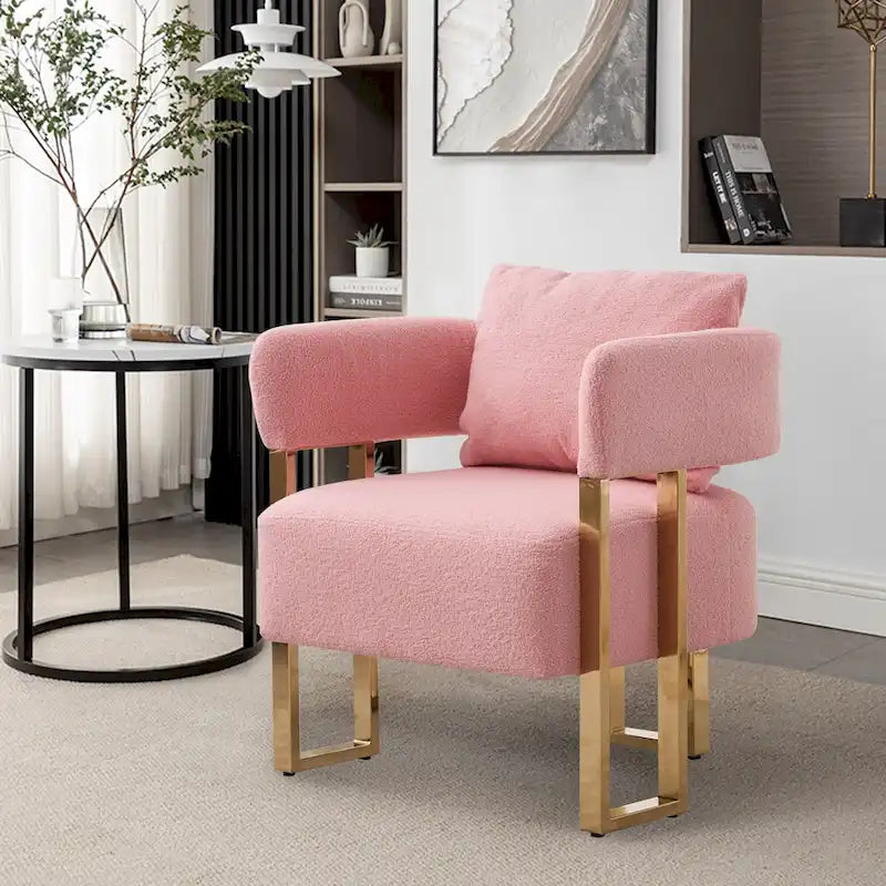 Modern 24.4 Upholstered Accent Chair (Set of 2)