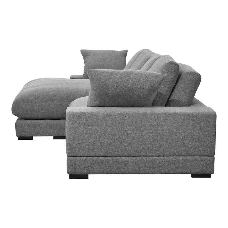 Canapé d'angle contemporain réversible