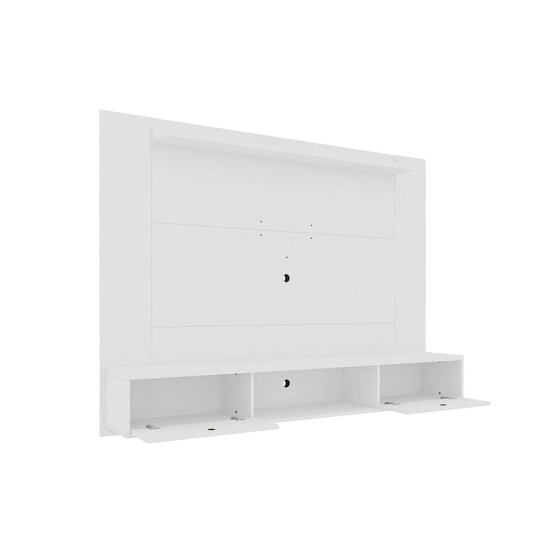 Meuble TV suspendu Mid-Century Modern en bois pour salon de 180 cm