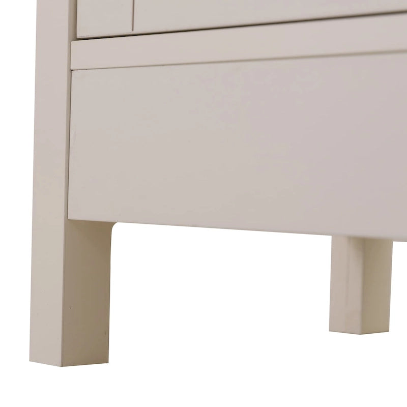 Farmhouse Floor Bathroom Storage Cabinet with Sliding Barn Door