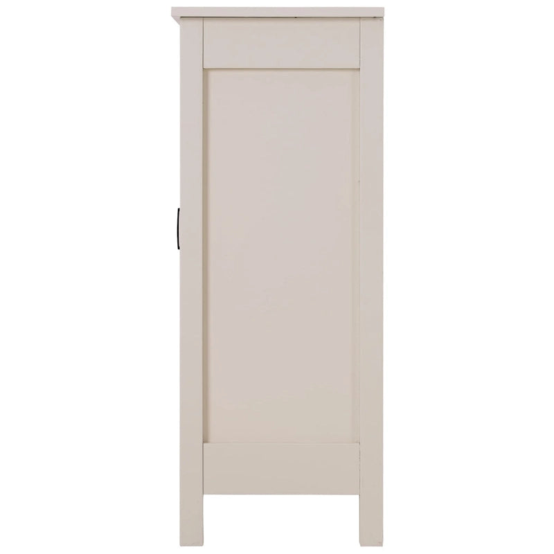 Farmhouse Floor Bathroom Storage Cabinet with Sliding Barn Door
