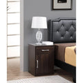 Table de chevet en bois 1 tiroir et placard