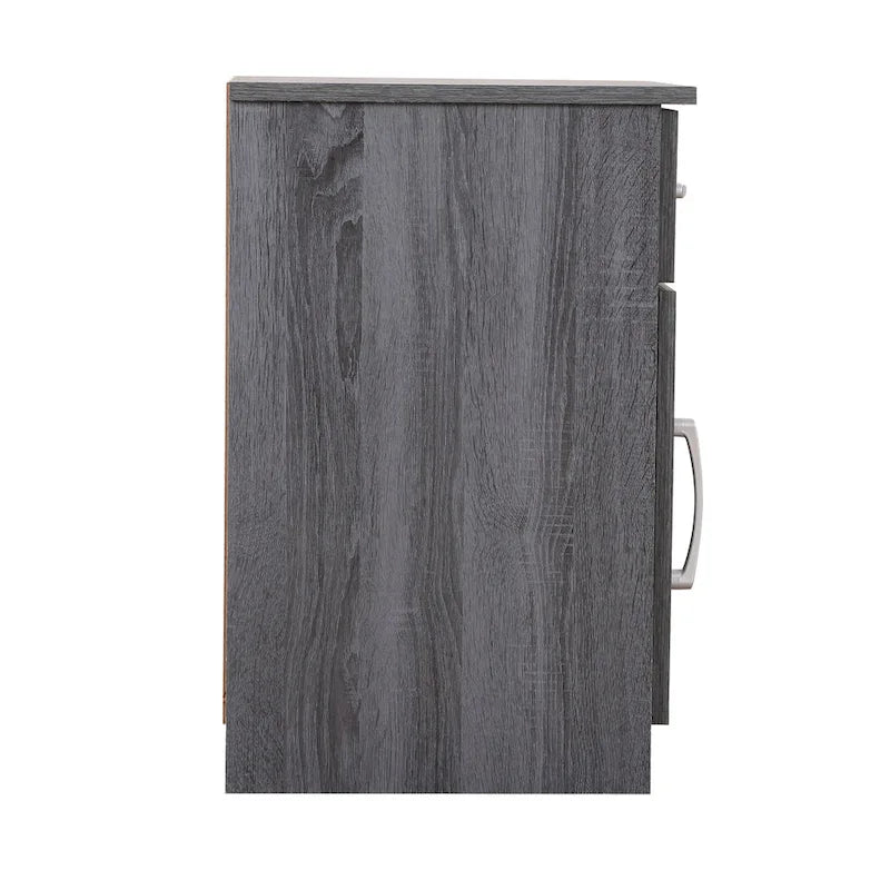 Table de chevet en bois 1 tiroir et placard
