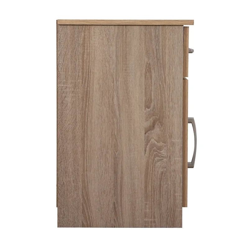 Table de chevet en bois 1 tiroir et placard
