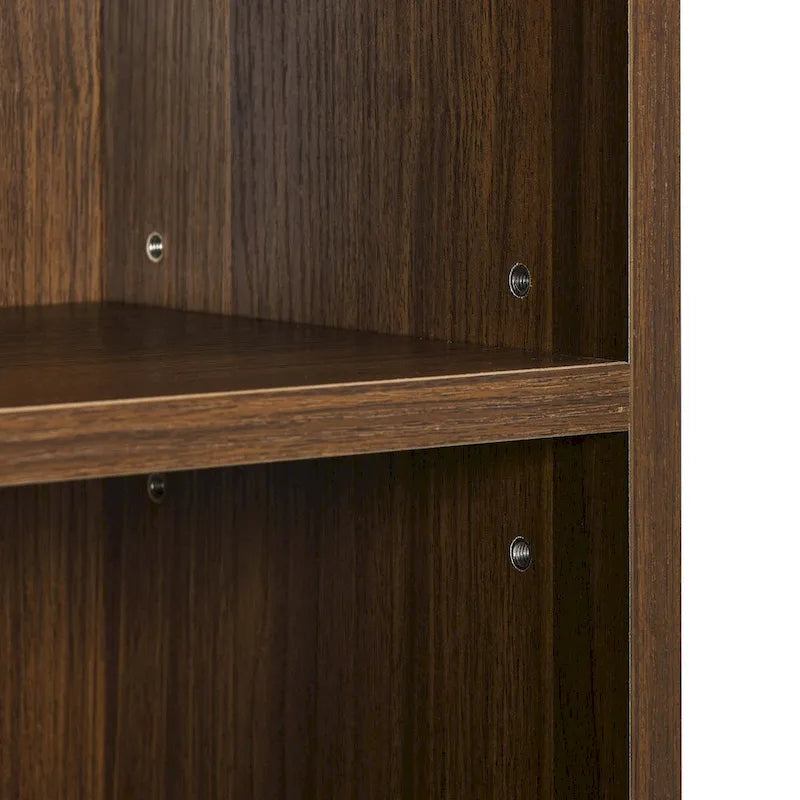 8-Tier Media Tower Rack,CD DVD Slim Storage Cabinet with Adjustable Shelves,Multi-functional double-decker bookcase