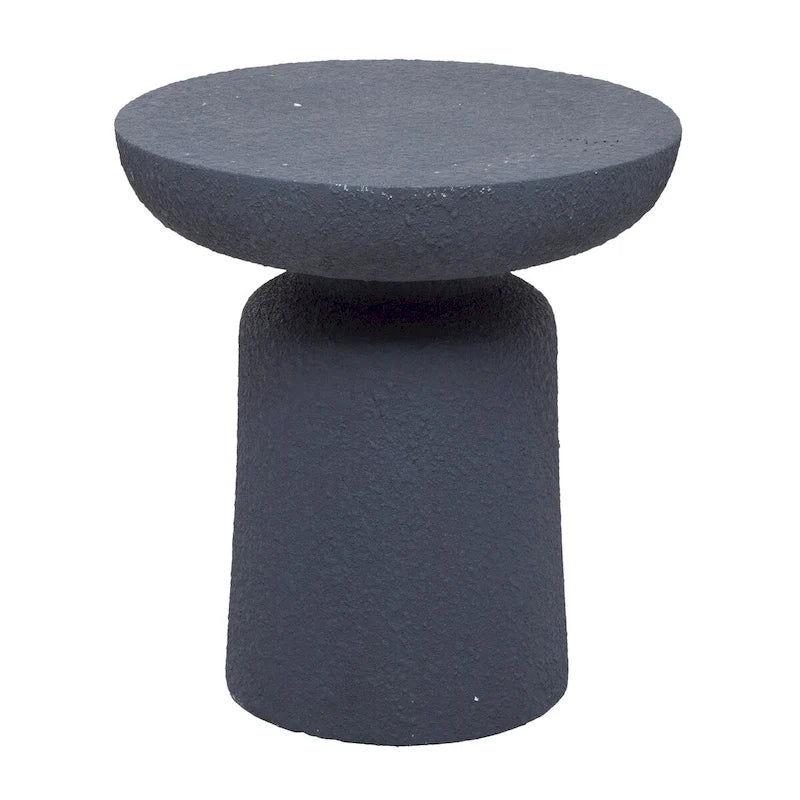 Magnesium Oxide Outdoor Accent Table - Dark Gray or White
