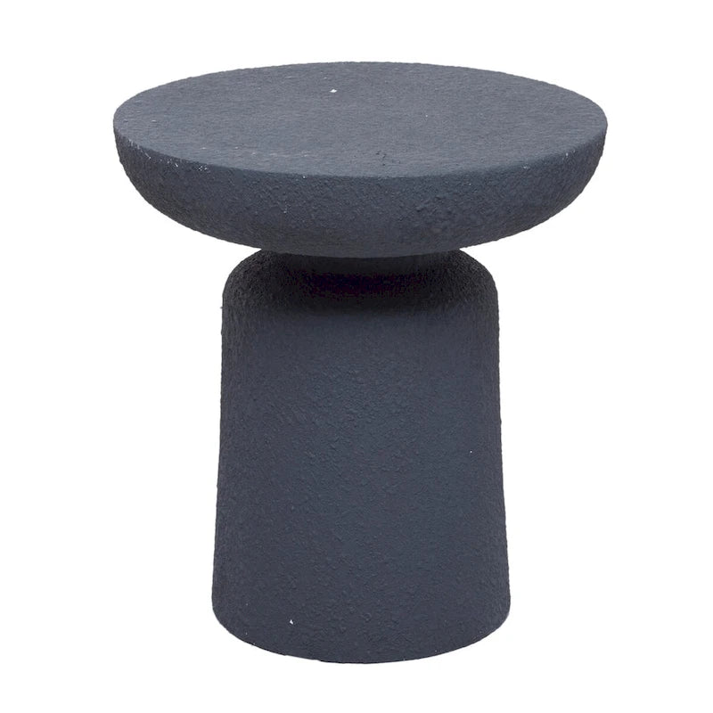 Magnesium Oxide Outdoor Accent Table - Dark Gray or White